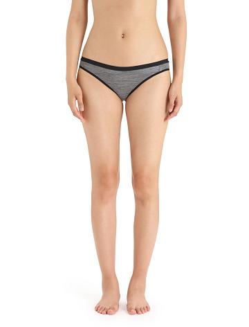 Sous Vêtement Icebreaker Merino Siren Bikini Briefs Femme Grise | FR 1722PJJQ